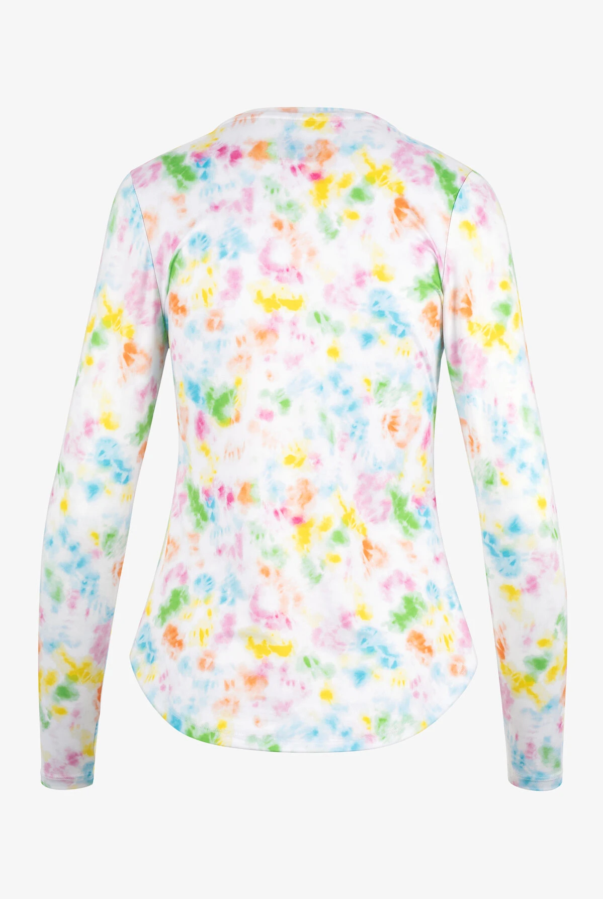 Zavate Ava Therese Brights Tee Tie Dye Women's STRETCH Long Sleeve Knit Underscrub 4 Zavate Ava Therese Brights Tee Tie Dye Women's STRETCH Long Sleeve Knit Underscrub - Image 2