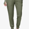 Zavate Ava Therese Women’s 5-Pocket STRETCH Jogger Scrub Pants 2 Zavate Ava Therese Women’s 5-Pocket STRETCH Jogger Scrub Pants -Cherokee Shop Z3017 102723 OLIVE 1 S