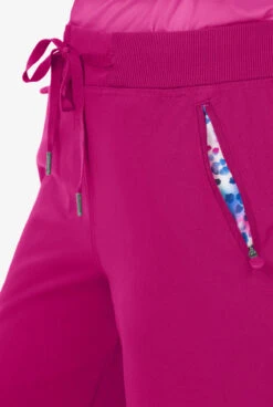 UA Exclusive Bella By Zavate Ivy Women's 5-Pocket STRETCH Drawstring Scrub Pants -Cherokee Shop Z3046 102023 RASPB 3 HV