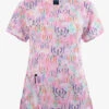 Zoe & Chloe Tie Dye Flight Butterfly Women's 2-Pocket STRETCH Notch Neck Print Scrub Top 2 Zoe & Chloe Tie Dye Flight Butterfly Women's 2-Pocket STRETCH Notch Neck Print Scrub Top -Cherokee Shop ZC163TDFT 092223 1