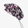 Zoe & Chloe Pink Flight Awareness Women's Bouffant STRETCH Print Scrub Hat -Cherokee Shop ZC432PNKF 100523 1 S