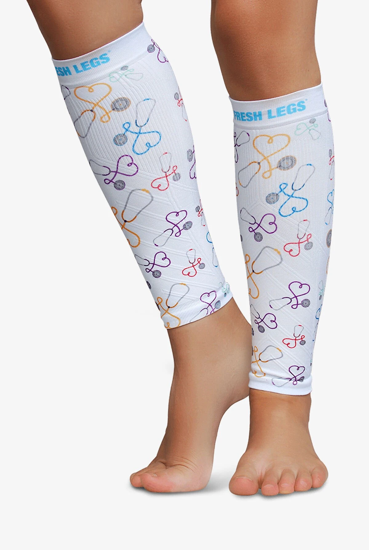 Zensah Fresh Legs Stethoscope Women's 15-20 MmHg Moderate Compression Leg Sleeves 3 Zensah Fresh Legs Stethoscope Women's 15-20 MmHg Moderate Compression Leg Sleeves