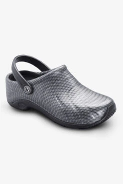 Anywear Unisex Zone Black/Silver Nursing Clogs 8 Anywear Unisex Zone Black/Silver Nursing Clogs -Cherokee Shop ZONEBSPN 3 HV